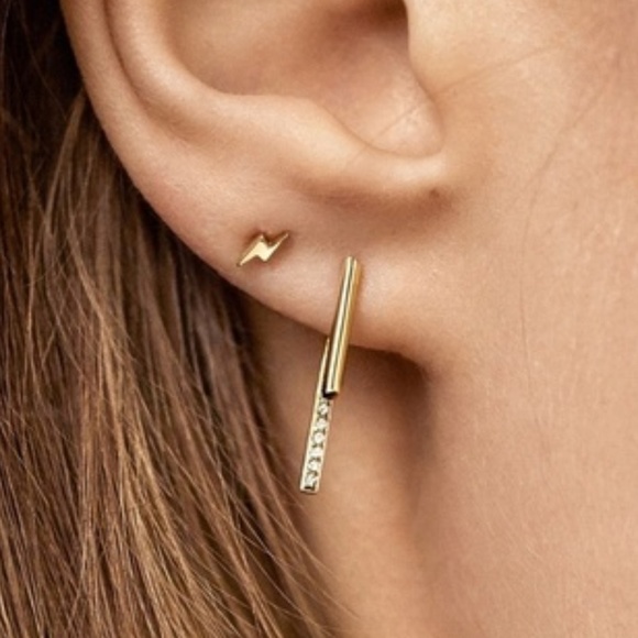 Baublebar CATENA 18K GOLD VERMEIL EARRING SET DUO - Picture 1 of 2